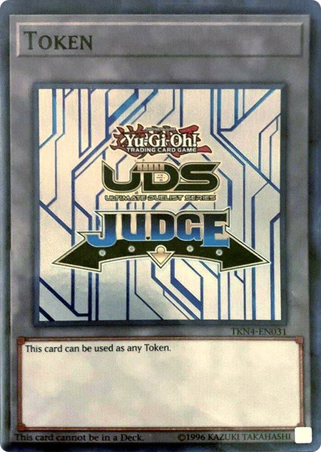 Official Judge Token: TKN4-EN031 trading card from Judge Promotional Cards Official Judge Token: TKN4-EN031 - Judge Promotional Cards YuGiOh trading card