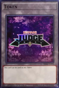 Official Judge Token: TKN4-EN035 - Judge Promotional Cards (JPRC) #TKN4-EN035 - Super Rare YuGiOh Trading Card
