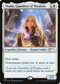 Thalia, Guardian of Thraben (040) - Secret Lair Drop Series (SLD) #40 - Rare Magic: The Gathering Trading Card
