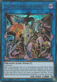 Five-Headed Link Dragon - Duel Overload (DUOV) #DUOV-EN007 - Ultra Rare YuGiOh Trading Card