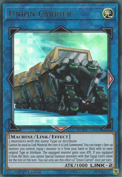 Union Carrier - Duel Overload YuGiOh trading card