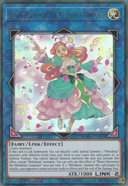 Bloom Harmonist the Melodious Composer - Duel Overload YuGiOh trading card
