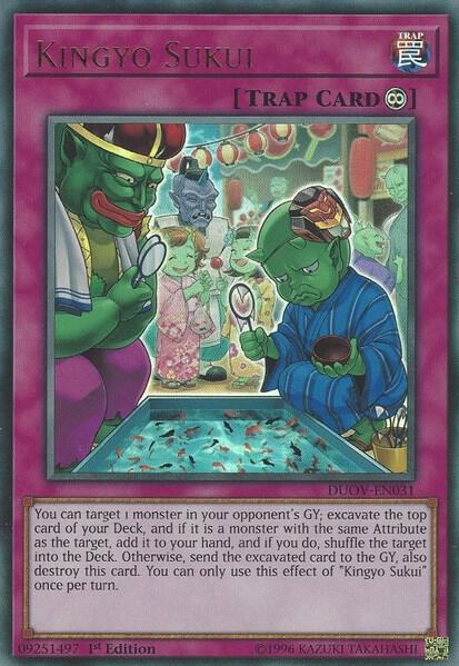 Kingyo Sukui trading card from Duel Overload Kingyo Sukui - Duel Overload YuGiOh trading card