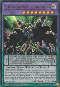 Starving Venemy Lethal Dose Dragon - Duel Overload (DUOV) #DUOV-EN037 - Ultra Rare YuGiOh Trading Card