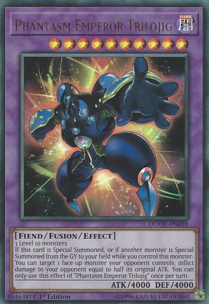 Phantasm Emperor Trilojig - Duel Overload YuGiOh trading card