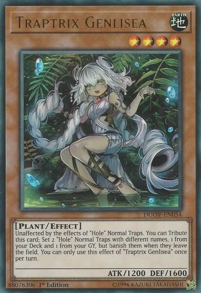 Traptrix Genlisea trading card from Duel Overload Traptrix Genlisea - Duel Overload YuGiOh trading card