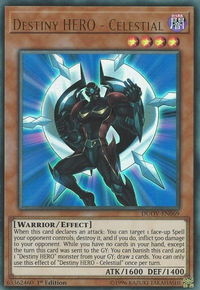 Destiny HERO - Celestial - Duel Overload (DUOV) #DUOV-EN069 - Ultra Rare YuGiOh Trading Card
