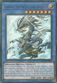 Sauravis, the Ancient and Ascended - Duel Overload (DUOV) #DUOV-EN075 - Ultra Rare YuGiOh Trading Card