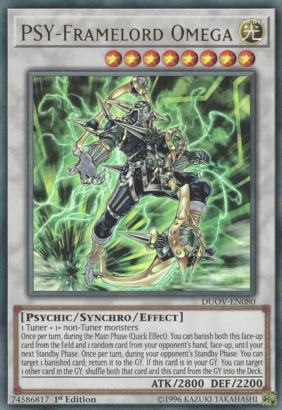 PSY-Framelord Omega trading card from Duel Overload PSY-Framelord Omega - Duel Overload YuGiOh trading card