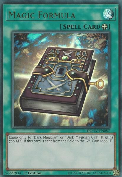 Magic Formula trading card from Duel Overload Magic Formula - Duel Overload YuGiOh trading card
