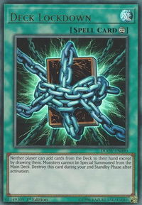 Deck Lockdown - Duel Overload (DUOV) #DUOV-EN090 - Ultra Rare YuGiOh Trading Card
