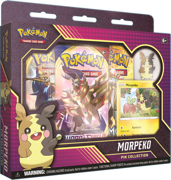 Morpeko Pin Collection - SWSH01: Sword & Shield Base Set Pokémon trading card