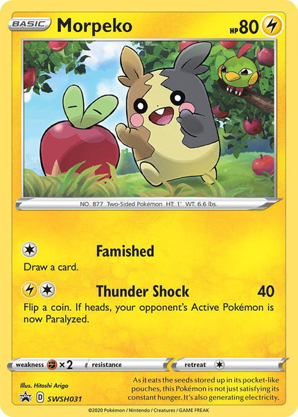 Morpeko - SWSH031 - SWSH: Sword & Shield Promo Cards Pokémon trading card