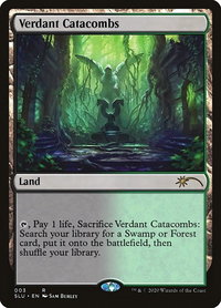 Verdant Catacombs - Secret Lair Series (SLU) #3 - Rare Magic: The Gathering Trading Card