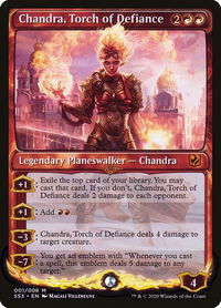 Chandra, Torch of Defiance - Signature Spellbook: Chandra (SS3) #1 - Mythic Magic: The Gathering Trading Card