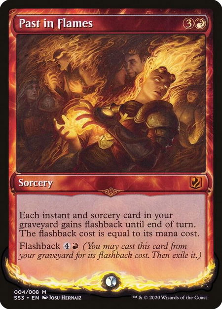 Past in Flames trading card from Signature Spellbook: Chandra Past in Flames - Signature Spellbook: Chandra Magic: The Gathering trading card