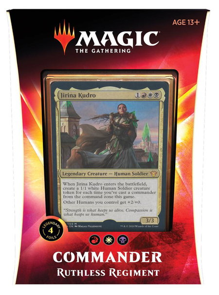 Commander 2020 Deck - Ruthless Regiment - Commander 2020 Magic: The Gathering trading card