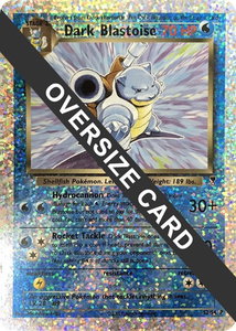 Dark Blastoise - S2/S4 (Box Topper) - Jumbo Cards (PR) #S2/S4 - Promo Pokémon Trading Card