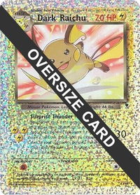 Dark Raichu - S3/S4 (Box Topper) - Jumbo Cards (PR) #S3/S4 - Promo Pokémon Trading Card