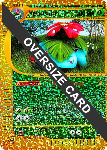 Venusaur - 4/12 trading card from Jumbo Cards Venusaur - 4/12 - Jumbo Cards Pokémon trading card