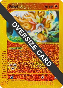 Entei - 5/12 (Box Topper) - Jumbo Cards (PR) #005/012 - Promo Pokémon Trading Card