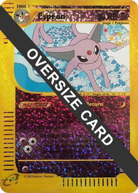Espeon - 6/12 (Box Topper) - Jumbo Cards (PR) #006/012 - Promo Pokémon Trading Card