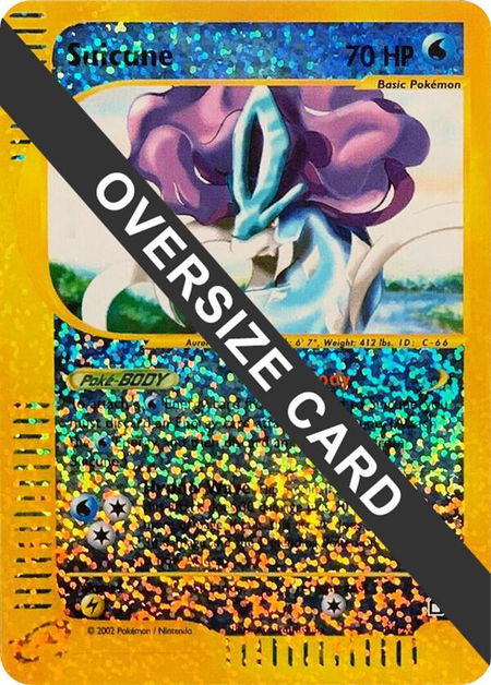 Suicune - 7/12 - Jumbo Cards Pokémon trading card