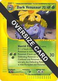 Dark Venusaur - 7 (Best of Game 7 Promo) - Jumbo Cards (PR) #007 - Promo Pokémon Trading Card
