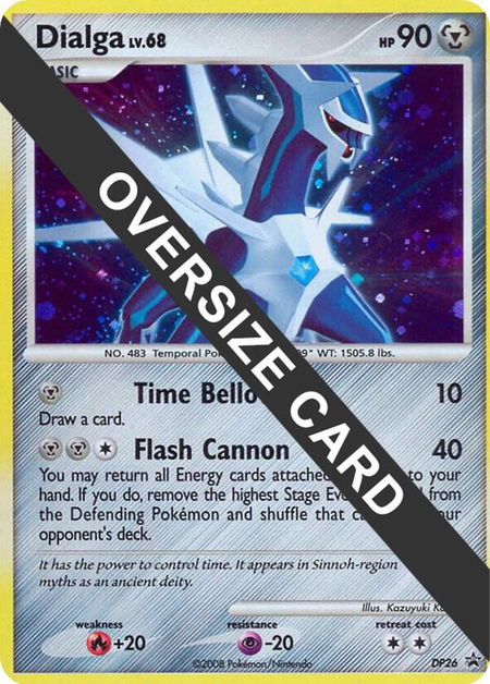 Dialga - DP26 (DP Black Star Promo) - Jumbo Cards Pokémon trading card