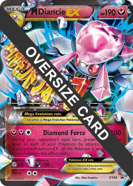 M Diancie EX - XY44 trading card from Jumbo Cards M Diancie EX - XY44 - Jumbo Cards Pokémon trading card