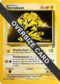 Electabuzz - 1 (Best of Game 1 Promo) - Jumbo Cards (PR) #001 - Promo Pokémon Trading Card