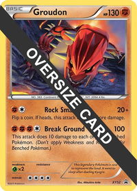 Groudon - XY52 (XY Black Star Promo) - Jumbo Cards (PR) #XY52 - Promo Pokémon Trading Card