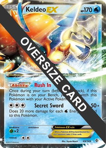 Keldeo EX - 49/99 - Jumbo Cards (PR) #049/099 - Promo Pokémon Trading Card