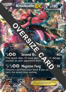 Krookodile EX - XY25 - Jumbo Cards (PR) #XY25 - Promo Pokémon Trading Card