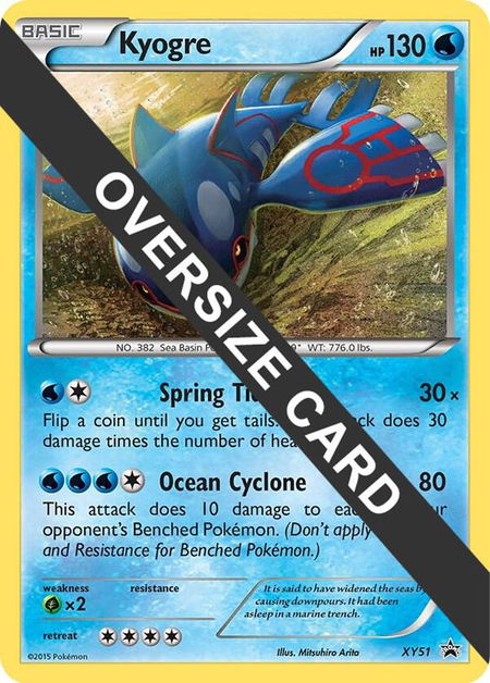 Kyogre - XY51 trading card from Jumbo Cards Kyogre - XY51 - Jumbo Cards Pokémon trading card