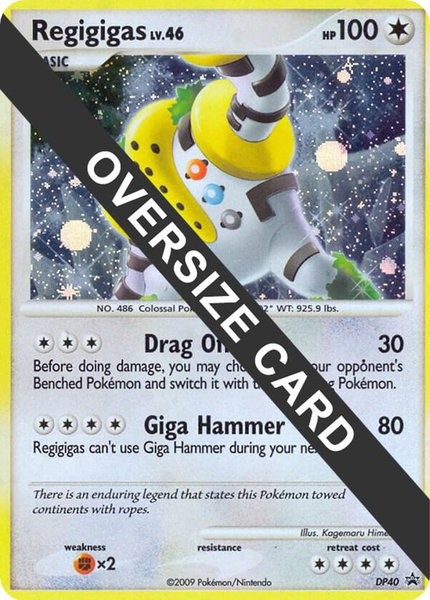 Regigigas - DP40 trading card from Jumbo Cards Regigigas - DP40 - Jumbo Cards Pokémon trading card