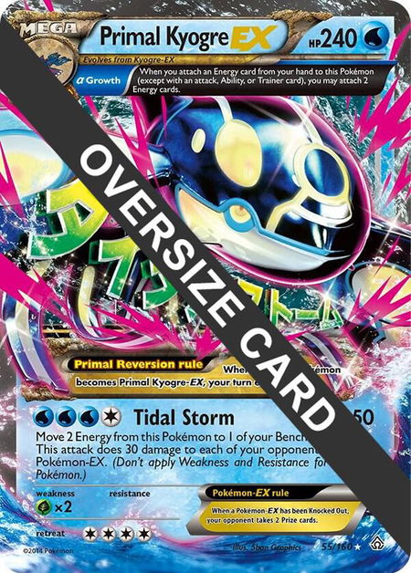 Primal Kyogre EX - 55/160 - Jumbo Cards Pokémon trading card