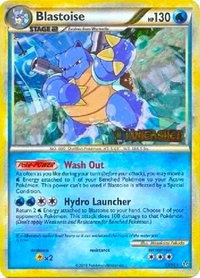 Blastoise - 13/95 (Prerelease) - HGSS Promos (PR) #13/95 - Rare Pokémon Trading Card