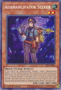 Adamancipator Seeker - Secret Slayers (SESL) #SESL-EN001 - Secret Rare YuGiOh Trading Card