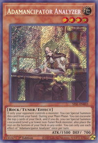 Adamancipator Analyzer - Secret Slayers (SESL) #SESL-EN003 - Secret Rare YuGiOh Trading Card