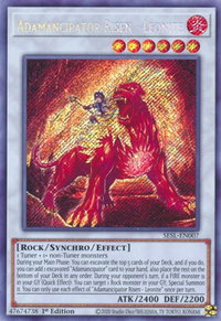 Adamancipator Risen - Leonite - Secret Slayers (SESL) #SESL-EN007 - Secret Rare YuGiOh Trading Card