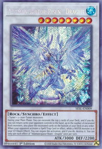 Adamancipator Risen - Dragite - Secret Slayers (SESL) #SESL-EN009 - Secret Rare YuGiOh Trading Card