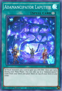 Adamancipator Laputite - Secret Slayers (SESL) #SESL-EN010 - Super Rare YuGiOh Trading Card