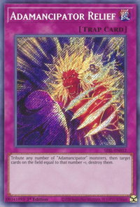 Adamancipator Relief - Secret Slayers (SESL) #SESL-EN012 - Secret Rare YuGiOh Trading Card