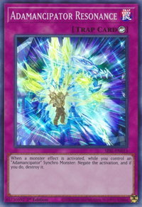 Adamancipator Resonance - Secret Slayers (SESL) #SESL-EN013 - Super Rare YuGiOh Trading Card