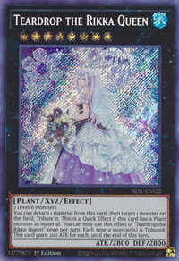 Teardrop the Rikka Queen - Secret Slayers (SESL) #SESL-EN022 - Secret Rare YuGiOh Trading Card