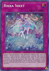 Rikka Sheet - Secret Slayers (SESL) #SESL-EN026 - Secret Rare YuGiOh Trading Card