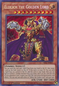 Eldlich the Golden Lord - Secret Slayers (SESL) #SESL-EN027 - Secret Rare YuGiOh Trading Card