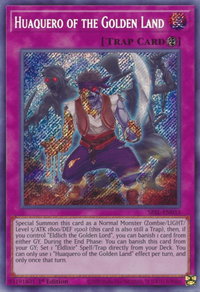 Huaquero of the Golden Land - Secret Slayers (SESL) #SESL-EN033 - Secret Rare YuGiOh Trading Card