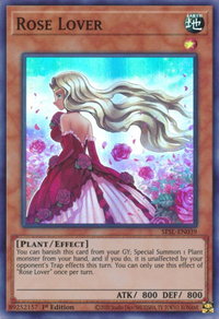 Rose Lover - Secret Slayers (SESL) #SESL-EN039 - Super Rare YuGiOh Trading Card